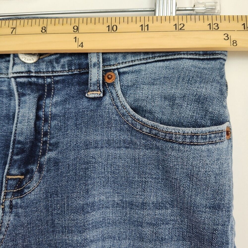 Lucky Brand Stella Skinny Distressed Cropped Women's Jeans, Size 00/24, Raw Hem - Picture 4 of 13